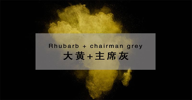 新時尚：高雅的灰與熱情的黃丨偉雅色彩展示：大黃+主席灰